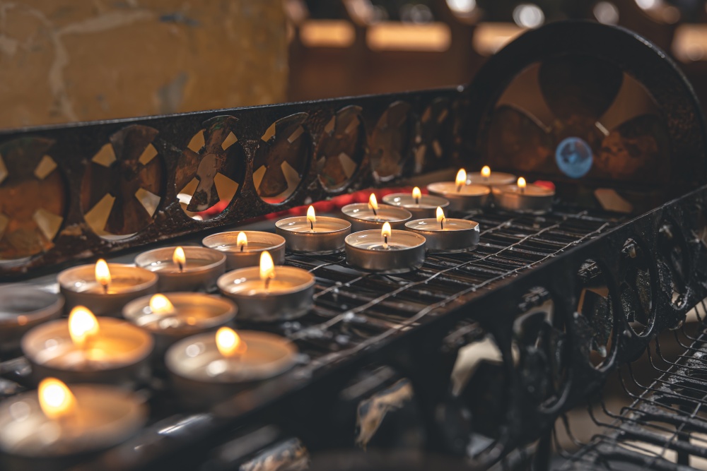 Lots of small candles